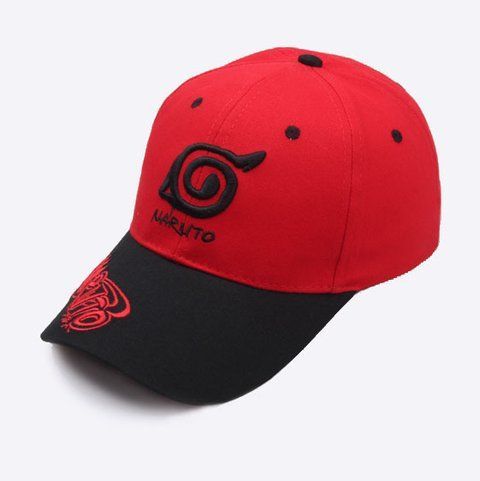 Кепка Наруто Naruto Konoha RED A247563F фото