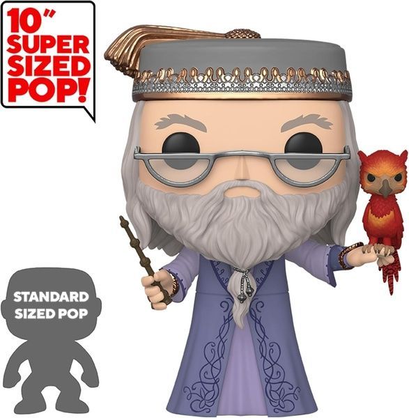 Фігурка Funko POP: Harry Potter - Jumbo Albus Dumbledore with Fawkes 25,4 см 48038 фото