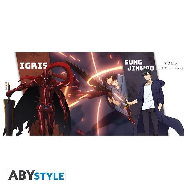 Чашка SOLO LEVELING Mug Jinwoo & Igris Big size ABYMUGA628 фото