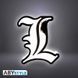 Лампа світильник DEATH NOTE "L" (Зошит смерті) ABYLIG023 фото 6