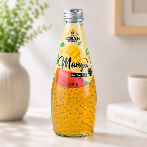 Напій Basil Seed Drink MANGO (Манго) 290мл c/б BS1013 фото