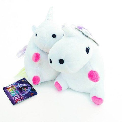 Плюшевый брелок Единорог White Unicorn A058338 фото