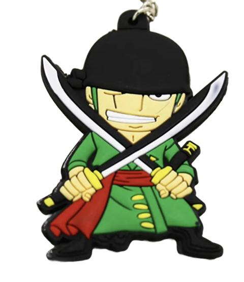 Брелок виниловый двухсторонний One Piece Zoro A043577 фото