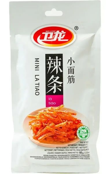 Снек латяо Weilong Big Latiao Hot & Spicy 64g SF50004 фото Снек латяо Weilong Big Latiao Hot & Spicy 64g SF50004 фото