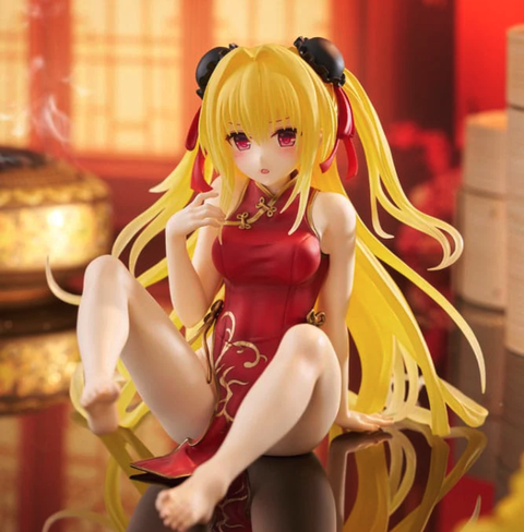 Оригінальна аніме фігурка To LOVE-Ru Darkness Desktop Cute Figure Golden Darkness - Chaina Dress Ver. GM_01437 фото