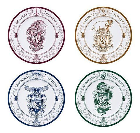 Набор тарелок Harry Potter Hogwarts Houses ABYTAB012 фото