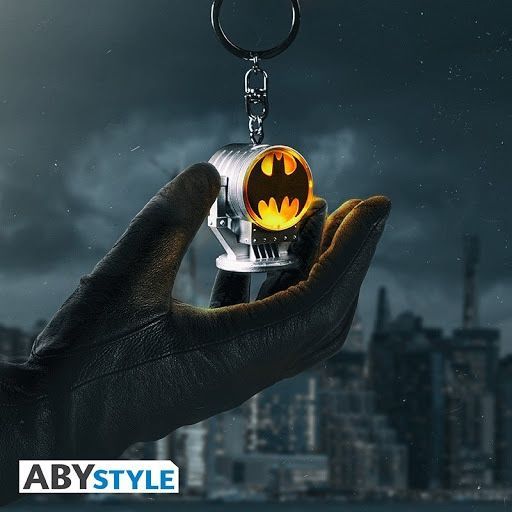 Брелок 3D DC COMICS Batman Bat-Signal (Бетмен Бет-сигнал) 4,3 см ABYKEY336 фото
