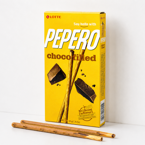 Палочки Pepero с шоколадной начинкой Choco Filled Lotte, 45 г 10-328 фото