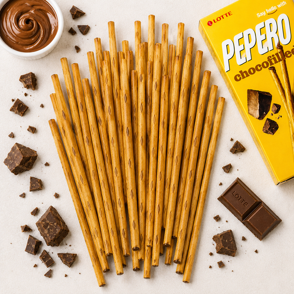 Палочки Pepero с шоколадной начинкой Choco Filled Lotte, 45 г 10-328 фото