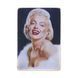 Wood постер "Marilyn Monroe. Мэрилин Монро. Портрет на голубом фоне" pvf0120 фото 1