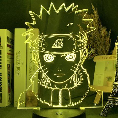 Настільний світильник-нічник Наруто Naruto 7 кольорів + USB A252471H фото