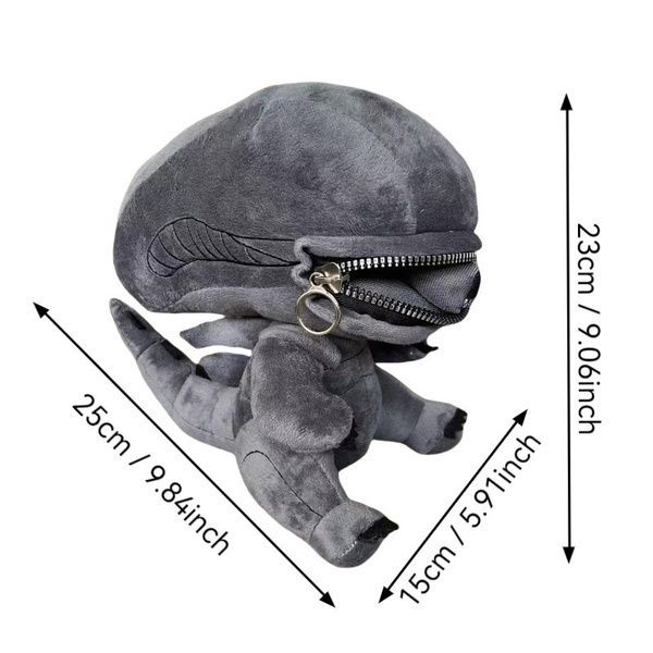 Плюшева іграшка Alien Xenomorph Shaped Zipper Mouth Plush 23 см A276924 фото