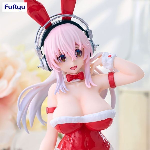 Оригінальна аніме фігурка Super Sonico - BiCute Bunnies Figure Red Color Version 30 см auto-1643686265 фото