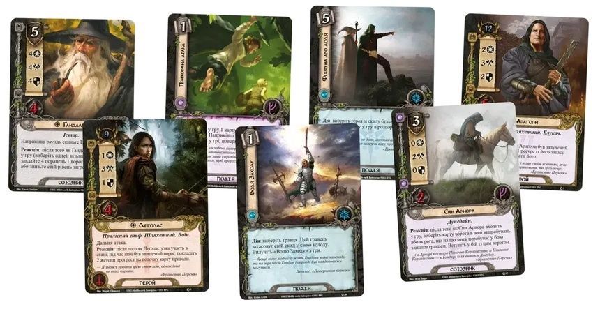 Настільна гра Володар Перстнів. Карткова гра (The Lord of the Rings: The Card Game) українською мовою GKCH155TK фото