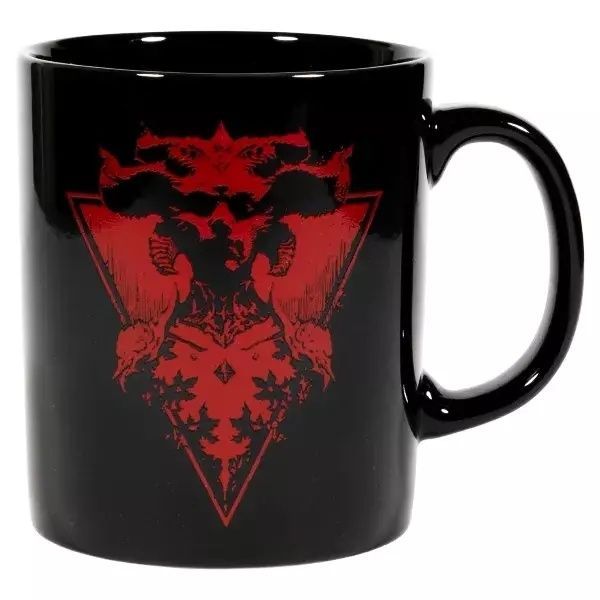 Кружка JINX Diablo IV Hotter Than Hell Black Ceramic Mug 325 ml JINX-11800 фото