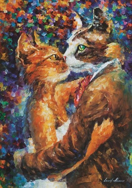 Пазл Влюбленных котов, Art Puzzle Dance of Cats in Love 1000 эл. 4226 фото