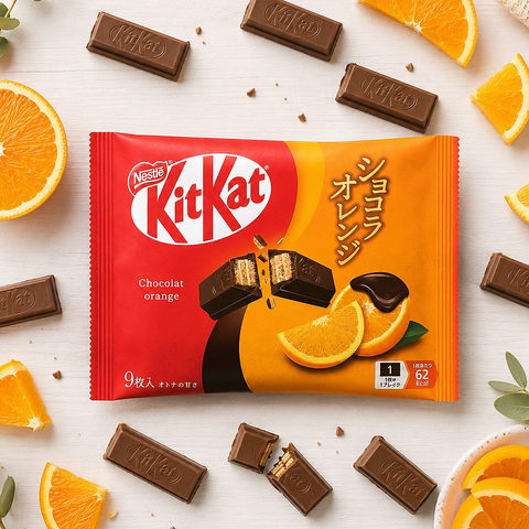 Шоколадные батончики Nestle Kitkat Chocolate Orange 9p 104.4g НФ-00000389 фото