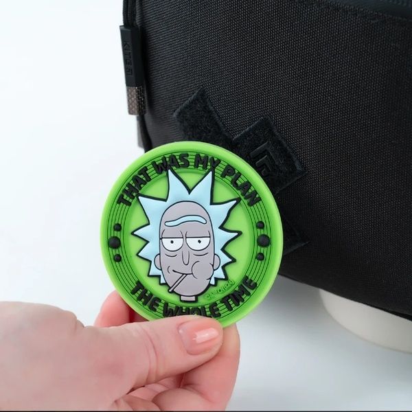 Бейдж на липучці Kite Rick and Morty Рік RM24-3011-1 фото