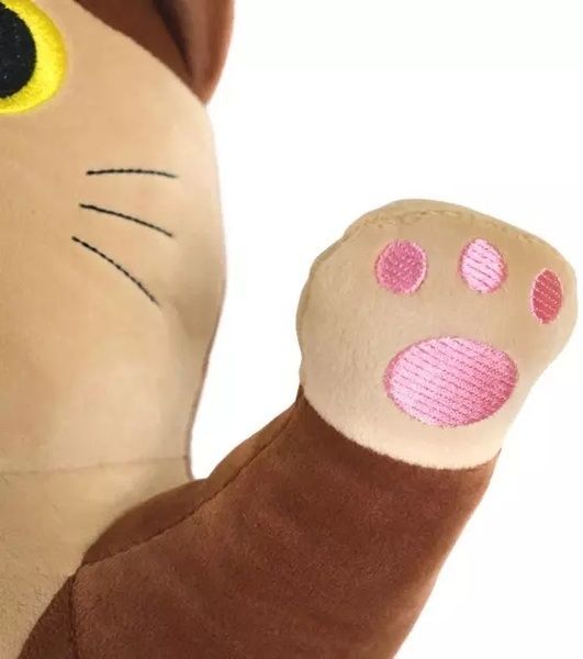 Подушка декоративная Котик обнимашка WP Merchandise 77 см FWPKITYHUGBKC0000 фото