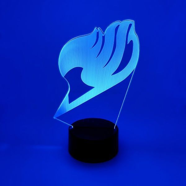 Настільний світильник-нічник Fairy Tail 7 кольорів + USB A247251F фото