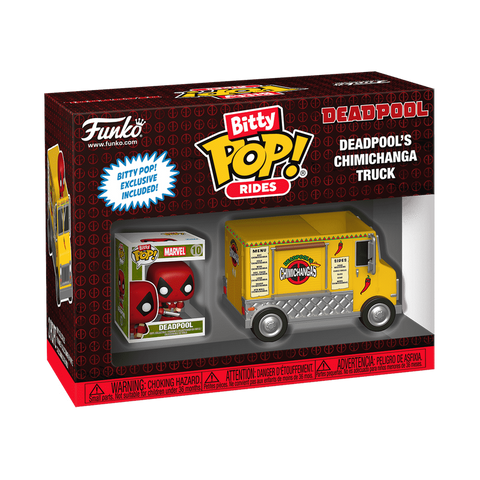 Набір фігурок BITTY POP! Ride Funko "Марвел" - ДЕДПУЛ 83625 фото