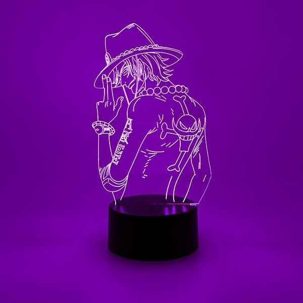 Настільний світильник-нічник One Piece 7 кольорів + USB Ейс A000740K фото