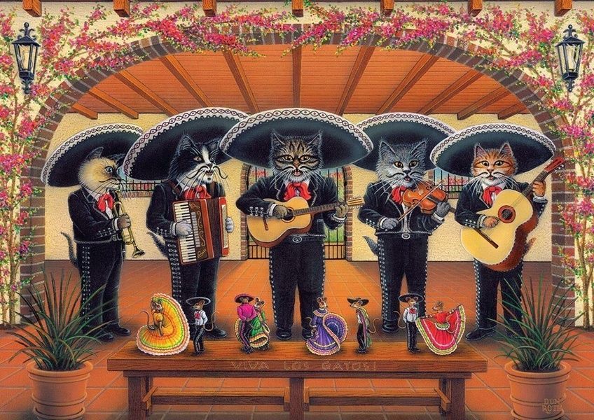 Пазл Flamenco Meow, 500 элементов Art Puzzle 5082 фото Пазл Flamenco Meow, 500 элементов Art Puzzle 5082 фото