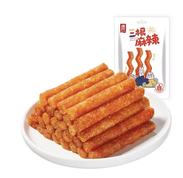 Гострий снек латяо Genji Food Latiao San Gen Mala Sticks 120 g SF71003 фото Гострий снек латяо Genji Food Latiao San Gen Mala Sticks 120 g SF71003 фото