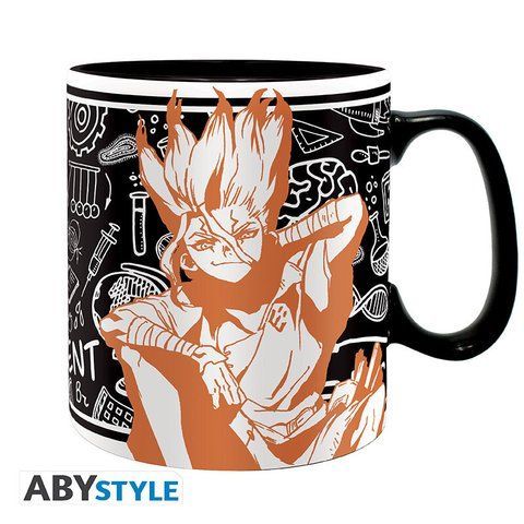 Чашка DR. STONE Senku Ishigami Доктор Стоун King Size 460 мл ABYMUG939 фото