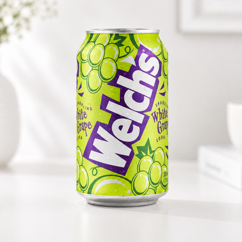 Напиток газированный с соком белого винограда Welch's Soda White Grape 355 мл 900478 фото