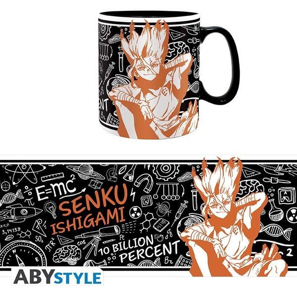 Чашка DR. STONE Senku Ishigami Доктор Стоун King Size 460 мл ABYMUG939 фото