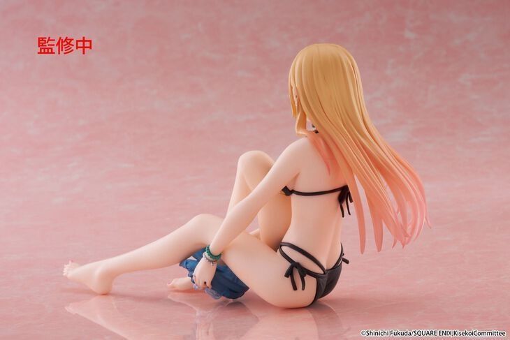 Оригинальная аниме фигурка My Dress-Up Darling Desktop Cute Figure Marin Kitagawa - Measurement Swimsuit Ver. 13 см GM81245 фото
