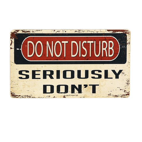 Wood Постер Do Not Disturb. Seriously don`t pvh0126 фото