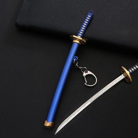 Брелок Катана One Piece mini weapon knife alloy swords 15cm A229824F фото