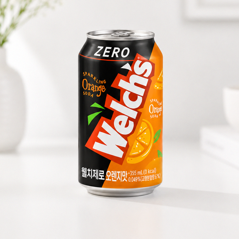 Напиток газированный со вкусом апельсина Welch's Soda Zero Orange 355 мл 64118 фото