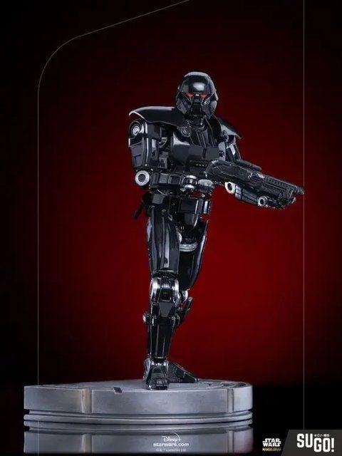 Статуетка MANDALORIAN Star Wars Dark Trooper Statue Art Scale 1/10 Iron Studios Мандалорець 24 см LUCSWR48621-10 фото