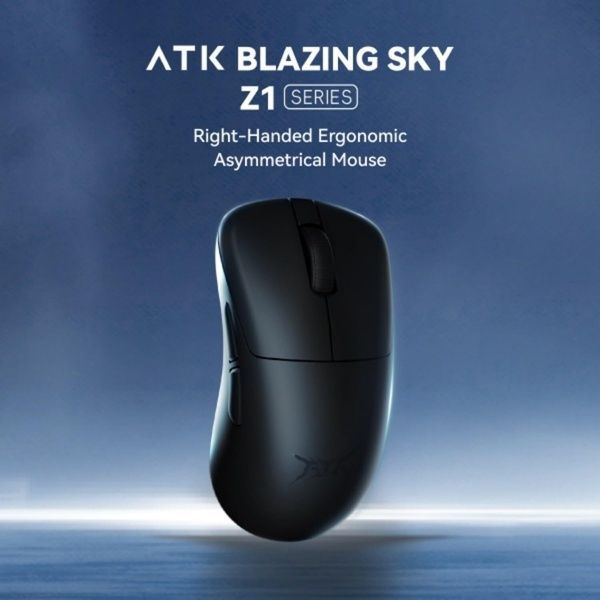 Ультралегкая Беспроводная Игровая Мышь ATK Z1 PRO MAX 8000 Гц PAW3950 ATK-Z1-PROMAX-BLK фото