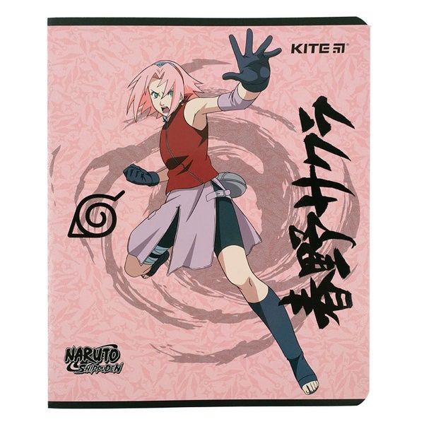 Тетрадь школьная в клетку Kite Naruto 24 листа NR23-238 фото