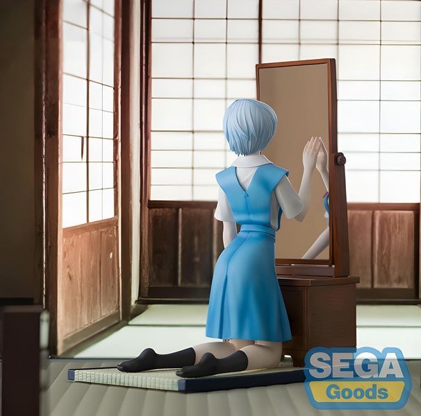 Оригинальная аниме фигурка SEGA NEON GENESIS EVANGELION Ayanami Rei FIGURIZM GM165 фото