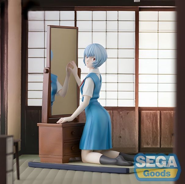 Оригинальная аниме фигурка SEGA NEON GENESIS EVANGELION Ayanami Rei FIGURIZM GM165 фото