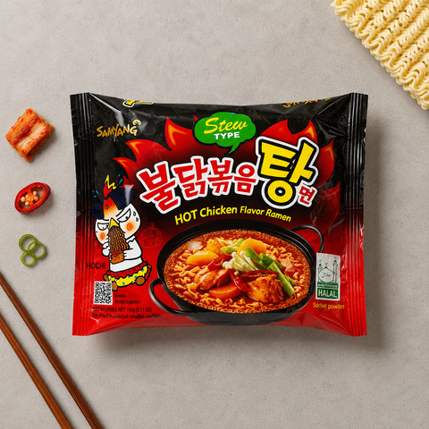 Локшина рамен Buldak Samyang Stew Гуляш із Тушкованою Куркою 145 г 47920 фото