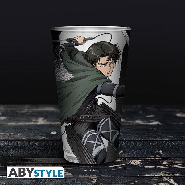 Стакан ATTACK ON TITAN Large Glass Levi S4 460 мл ABYVER209 фото