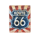 Wood Постер Route 66 #1 Blue and red pvm0003 фото 1