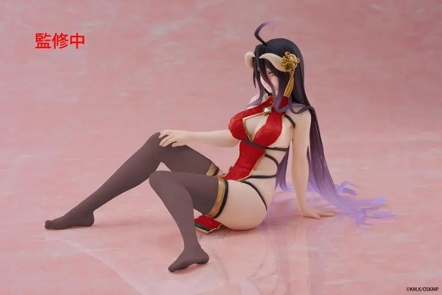 Оригинальная аниме фигурка Overlord Desktop Cute Albedo (Chinese Dress Renewal Ver.) Figure 13 см GM81247 фото