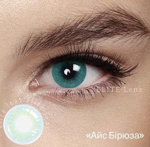 Линзы Айс бирюза lens001 фото
