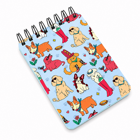 Скетчбук Jotter Песики, на пружині, А6, 100стр. jotter115A6100dog фото
