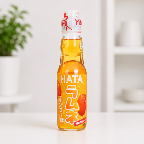 Японская газировка с шариком RAMUNE Mango 200ML F120 фото