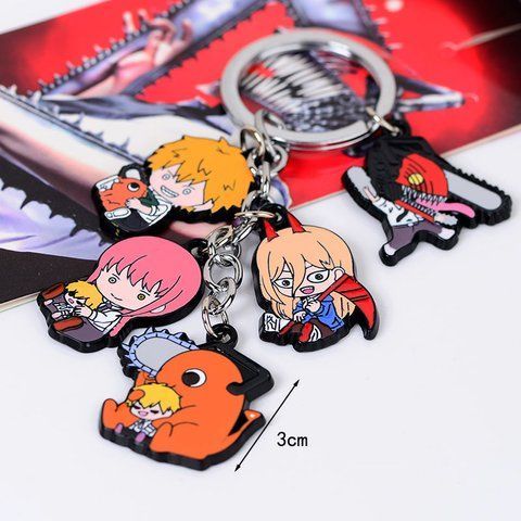 Брелок Chainsaw Man anime key chain A253765E фото