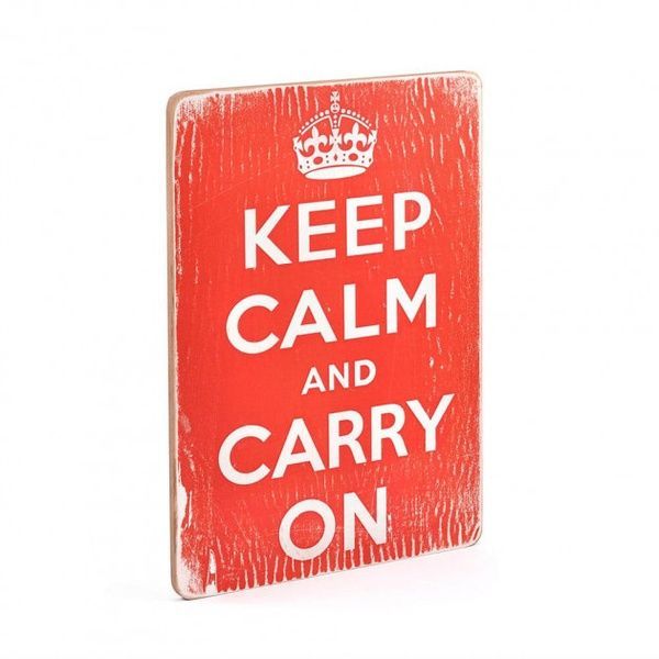 Wood постер Keep Calm and Carry on pvh0029 фото