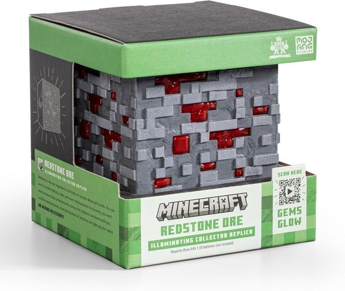 Атрибут із гри MINECRAFT Redstone ore (Майнкрафт) 10 см NN3725 фото